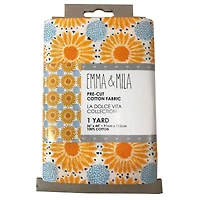 Emma & Mila® La Dolce Vita Collection Sunflower Precut Cotton Fabric, 4ct.