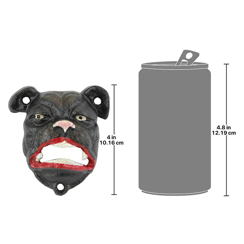 Design Toscano 4" English Bulldog Bottle Opener