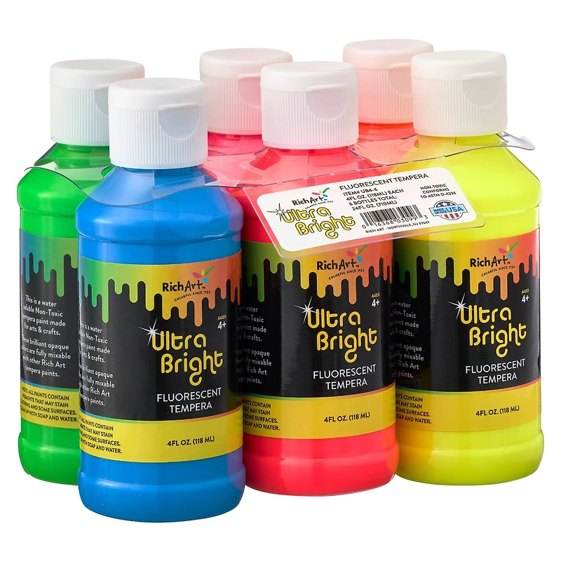 Rich Art Liquid Fresco Tropical Tempera Paint Set