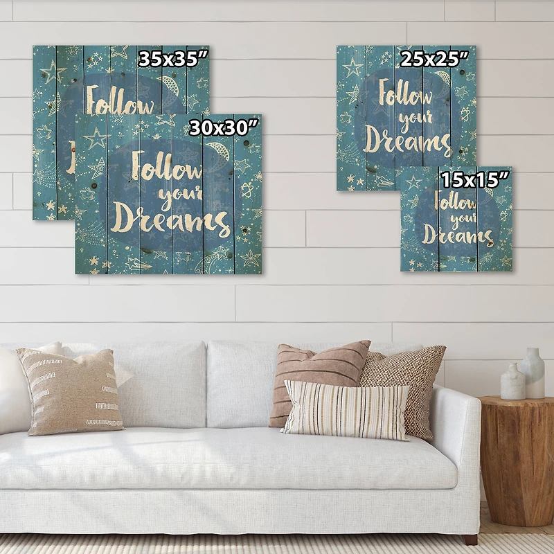 Designart - Follow Your Dreams II