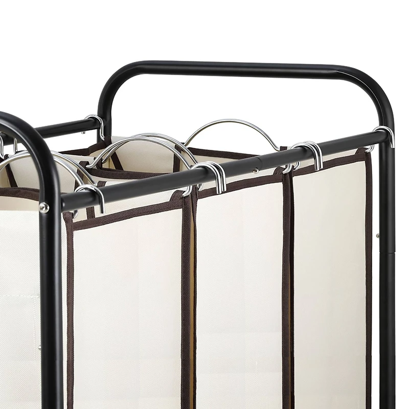 NEX™ 30" Brown Removable 3-Bag Laundry Sorter