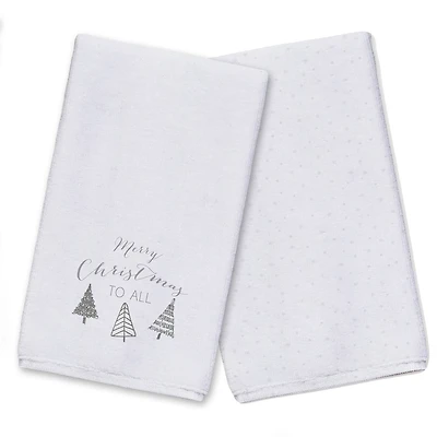 Merry Christmas to All 16" x 25" Tea Towel - Set of 2