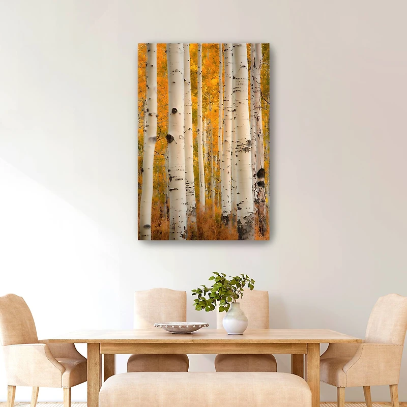 Orange Autumn Canvas Giclee
