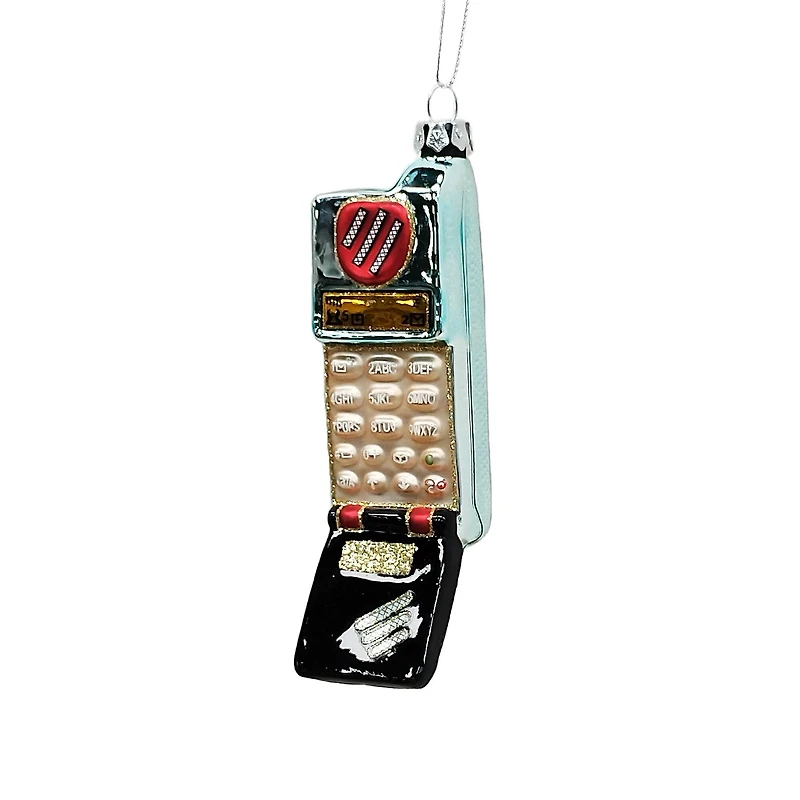 6" Cell Phone Glass Ornament by Ashland®