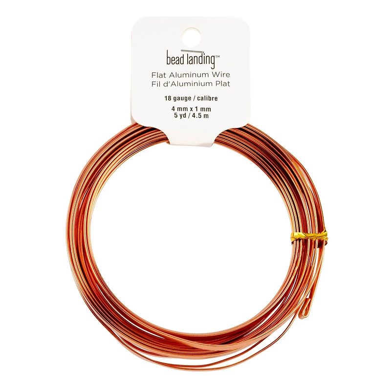 18 Gauge Copper Flat Wire by Bead Landing™