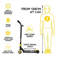 HY-PRO Zinc Yellow Void Stunt Scooter