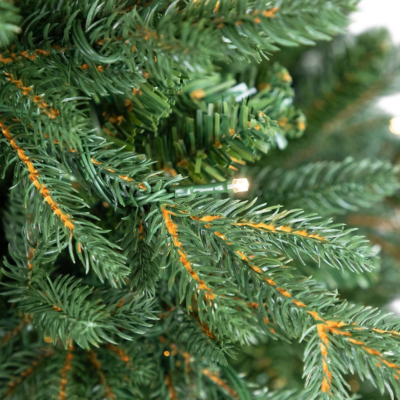 9ft. Pre-Lit Real Touch™ Cumberland Pine Artificial Christmas Tree, Warm White LED Lights
