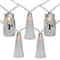 10ct. Salt & Pepper Shaker Summer Garden Patio String Lights