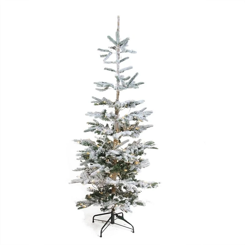 9ft. Pre-Lit Noble Fir Artificial Christmas Tree, Warm White LED Lights