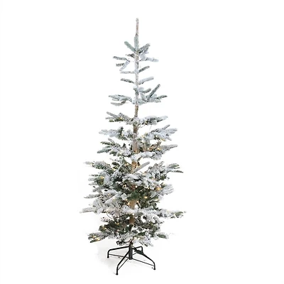9ft. Pre-Lit Noble Fir Artificial Christmas Tree, Warm White LED Lights