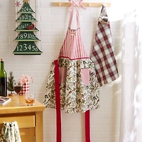 DII® Merry Holiday Sprigs Christmas Skirt Apron