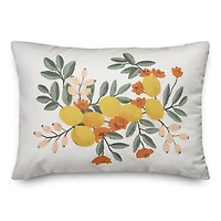 Citrus Botanical 14" x 20" Indoor / Outdoor Pillow