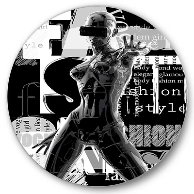 Designart - Monochrome Cyborg Body II