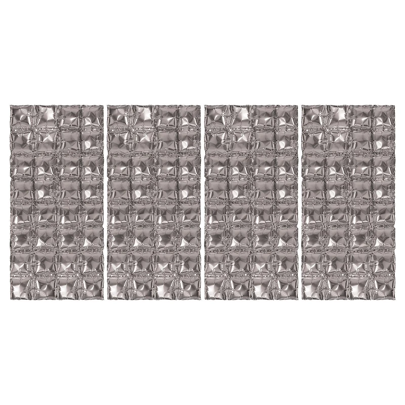Beistle Silver Foil Balloon Backdrops