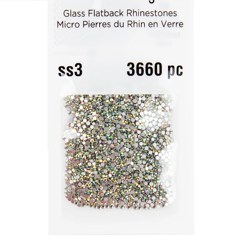 SS3 Glass Flatback Rhinestones by Bead Landing