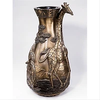 Design Toscano® 17" Giraffes of the Savanna Sculptural Vase
