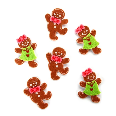 Darice® Felties Stickers Gingerbread