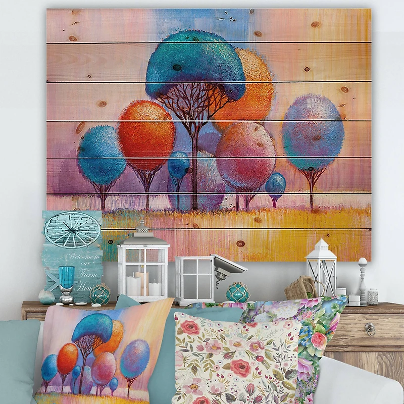 Designart - Autumn Fantasy Trees II