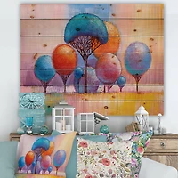 Designart - Autumn Fantasy Trees II