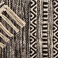 DII® Black Textured Dobby Hand-Loomed Rug, 2ft. x 3ft.