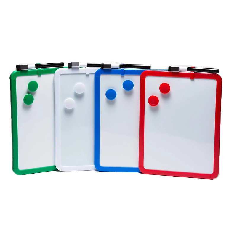 Charles Leonard 8.5" x 11" Assorted Magnetic Dry-Erase Boards, 4ct.