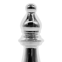 5.5" Silver Bishop Ceramic Tabletop Chess Piece by Ashland®