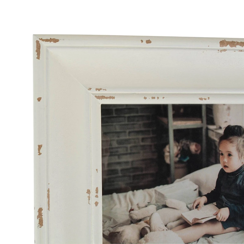 DII® Antique White Distressed Farmhouse Frame