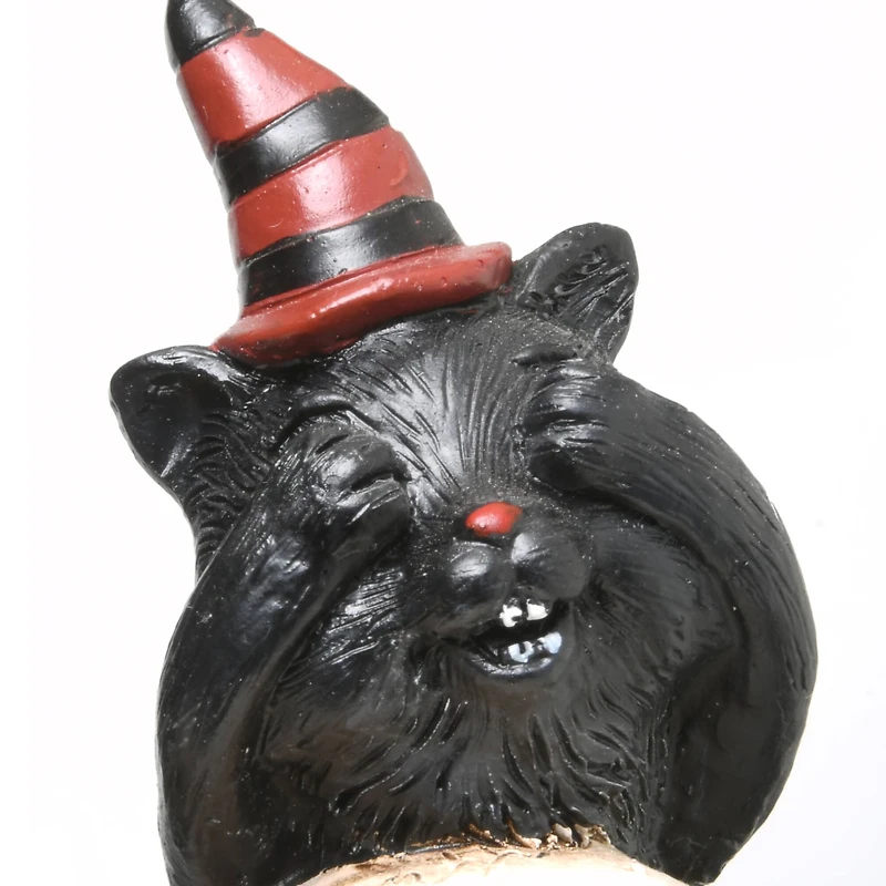 5" EEK Skulls with Black Cats