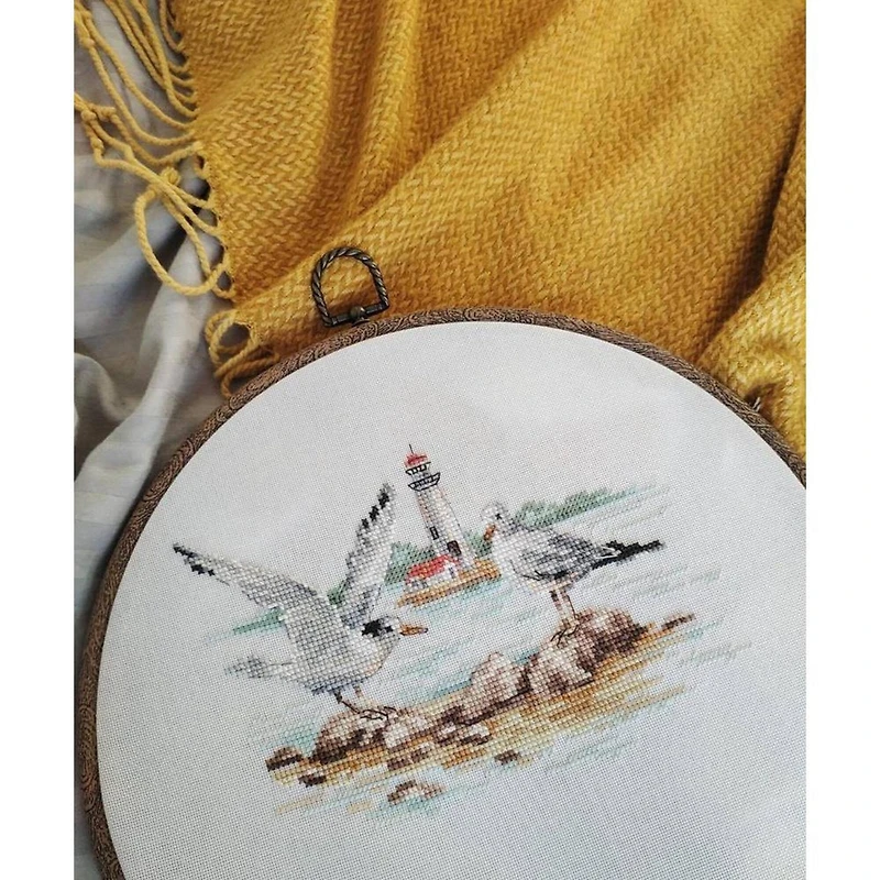 Alisa Seagulls Cross Stitch Kit