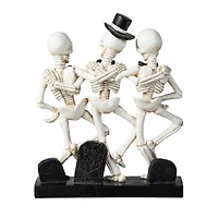 Glitzhome® 10.5" Halloween Dancing Skeleton Table Décor