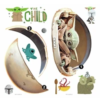 RoomMates The Mandalorian The Child Painted Wall Decals