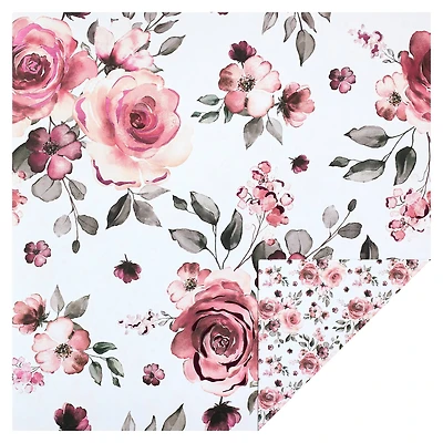 Pink Roses Cardstock by Recollections