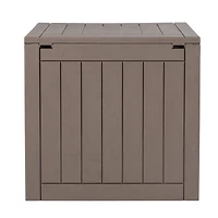 6 Pack: Honey Can Do 30gal. Brown Small Deck Outdoor Storage Box