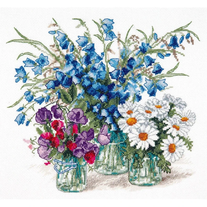 Charivna Mit The Scent of the Meadows Counted Cross Stitch Kit