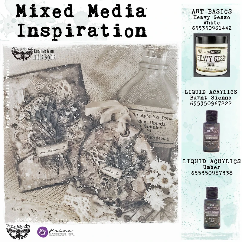 Finnabair® Art Basics White Heavy Gesso, 8.5oz.