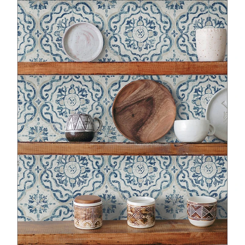InHome Talavera Tile Peel & Stick Wallpaper