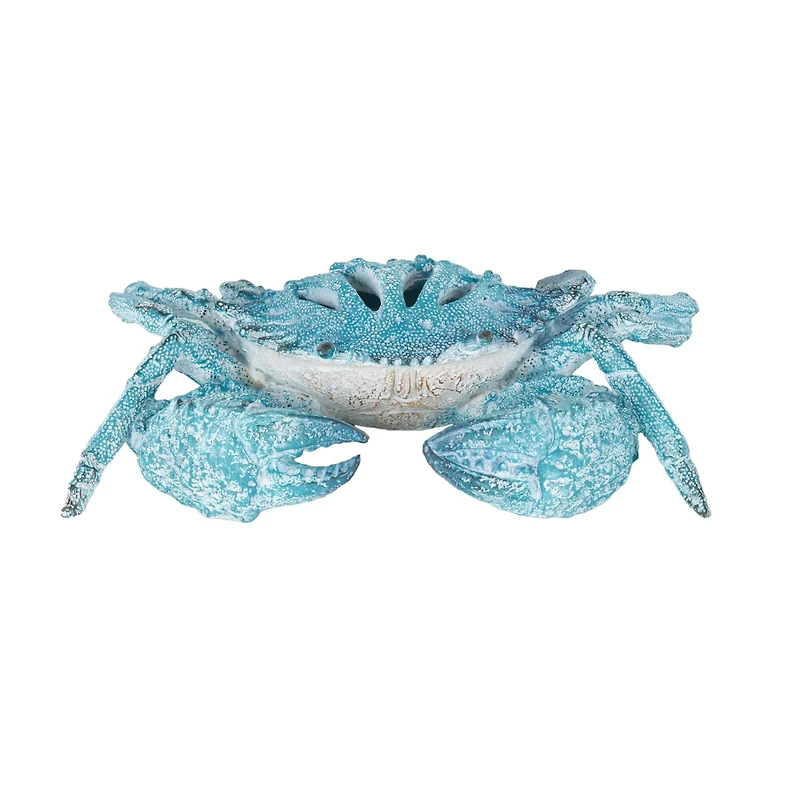 10" Polystone Crab Textured Decorative Sculpture