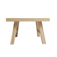 13" Unfinished Wooden Step Stool by Make Market®