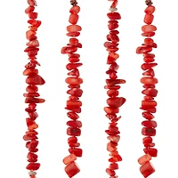 Red Dyed Bamboo Coral Chip Beads by Bead Landing™