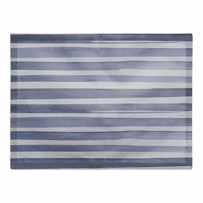 Watercolor Stripe Cotton Twill Placemat