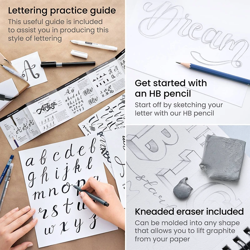 Arteza® 12-Piece Beginner Hand Lettering Set
