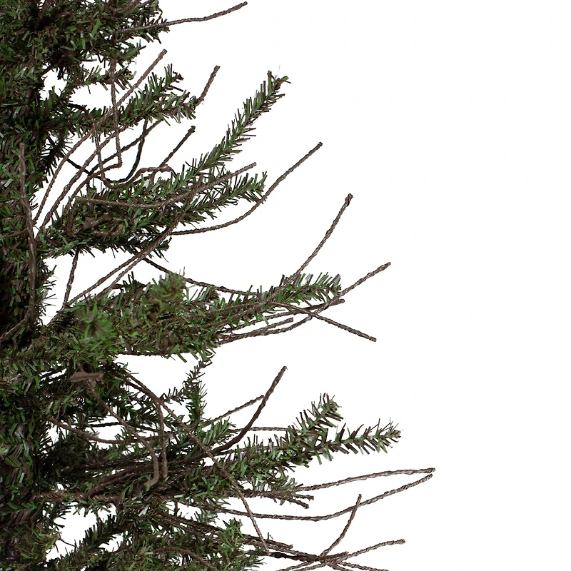 3ft. Unlit Warsaw Two-Tone Twig Artificial Christmas Tree in Burlap Base