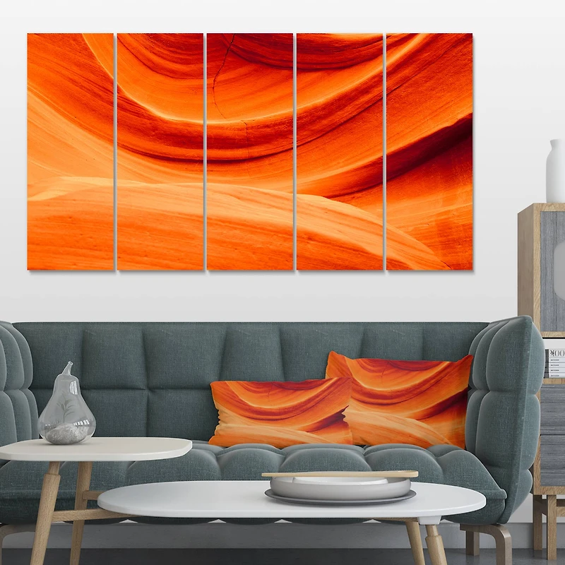 Designart - Antelope Canyon Orange Wall