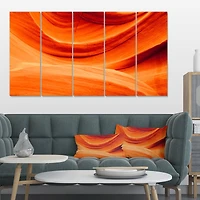 Designart - Antelope Canyon Orange Wall