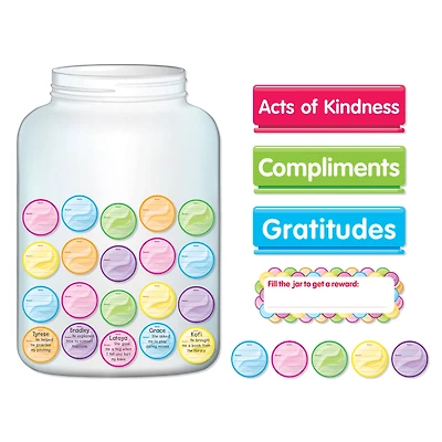 Scholastic® Kindness & Gratitude Jar Bulletin Board Set