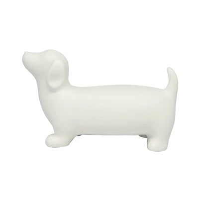 8.5" DIY Ceramic Wiener Dog Figurine by Make Market®