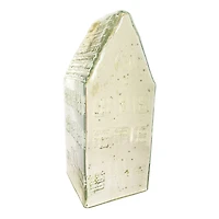 Hello Honey® 10" Silver Tall Mercury Glass House Decoration