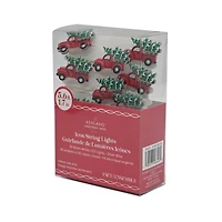 18ct. Warm White LED Red Truck & Christmas Tree String Lights on Silver Wire by Ashland®