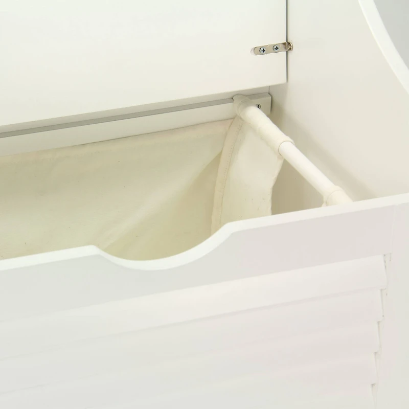 Household Essentials Single-Load Cabinet Hamper Seat