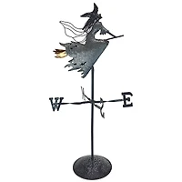 Design Toscano 23.5" Bewitched Wicked Witch Tabletop Metal Weathervane